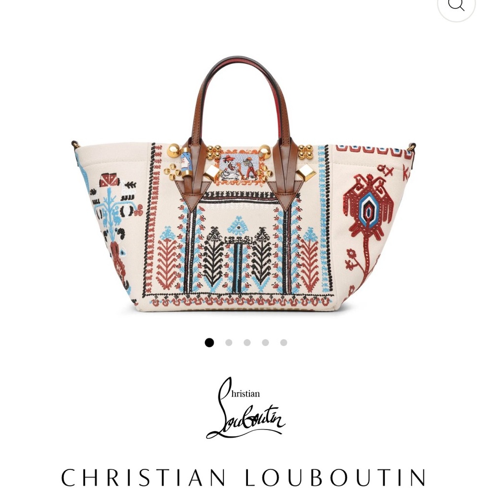 Christian Louboutin Embroidered Tote - Picture 7 of 8
